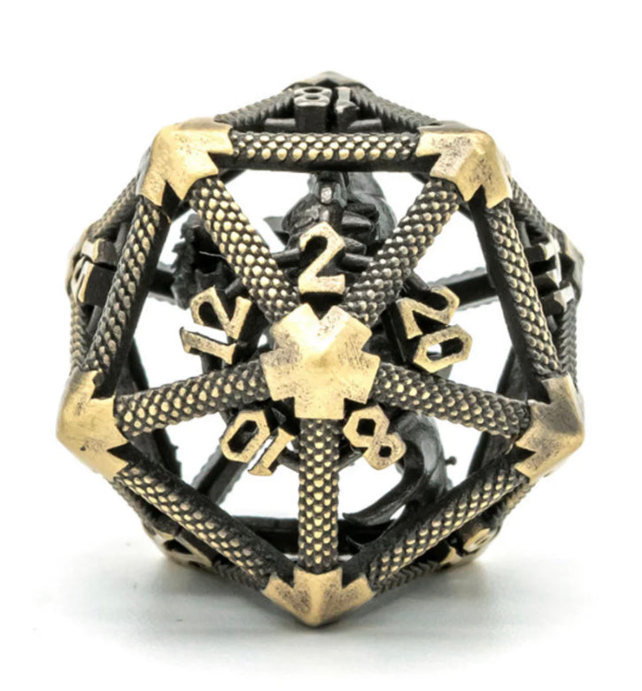 Hollow Dragon Keep D20 - Bronze