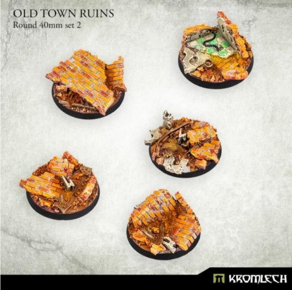 Kromlech Old Town Ruins Round 40mm