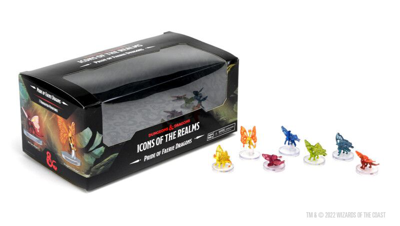 D&D Icons of the Realms Pride of Faerie Dragons