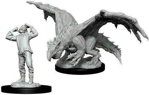 D&D Nolzur's Marvelous Miniatures: W11 - Green Dragon Wyrmling & Afflicted Elf
