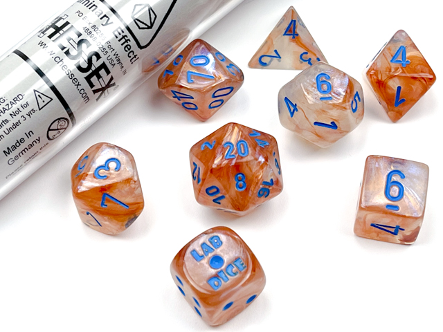 Chessex Lab - Borealis Rose Gold/Light Blue