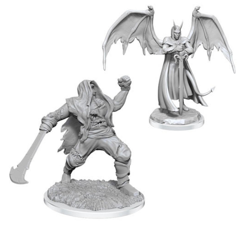 Critical Role Unpainted Miniatures: W3 The Laughing Hand & Fiendish Wanderer