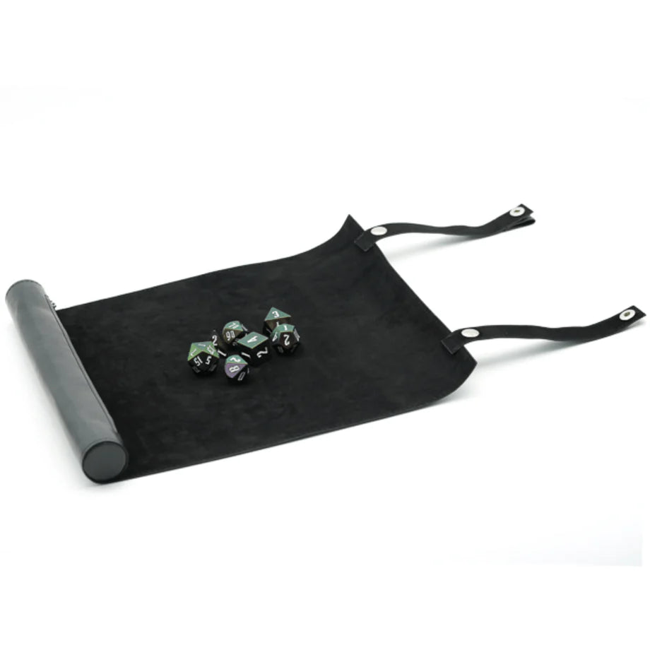 Foam Brain - Black Leather Foldable Dice Mat
