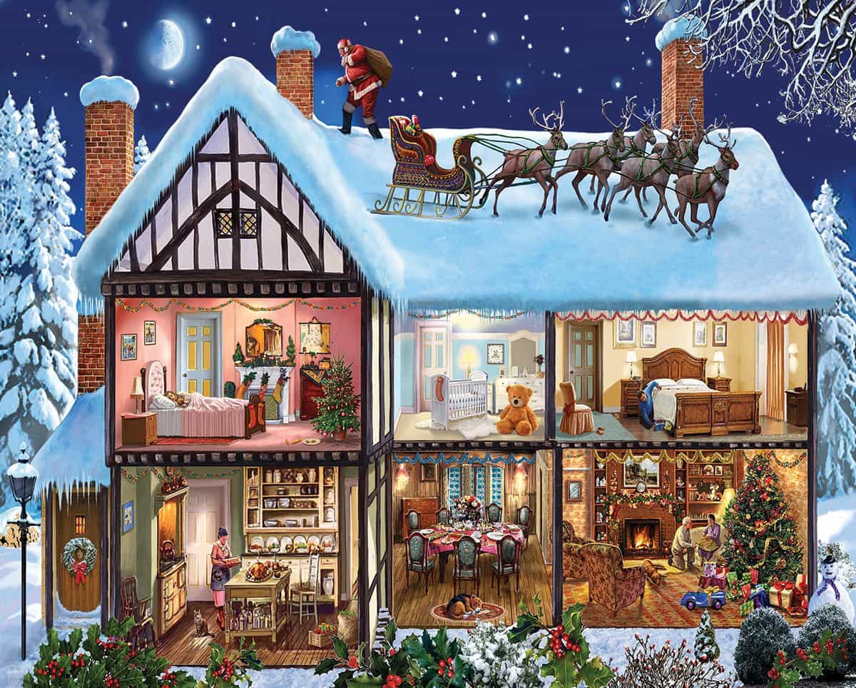 Puzzles - Christmas House (1000 pieces)
