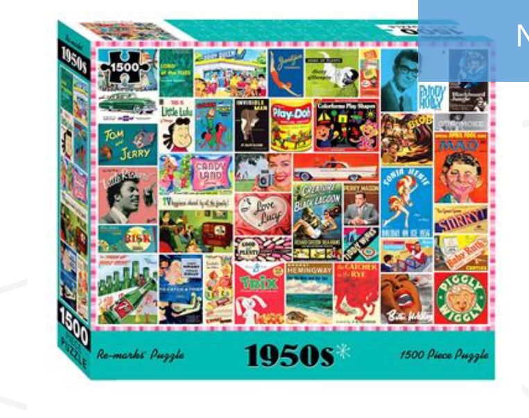 1500 PIECE THE 1950S PUZZLE