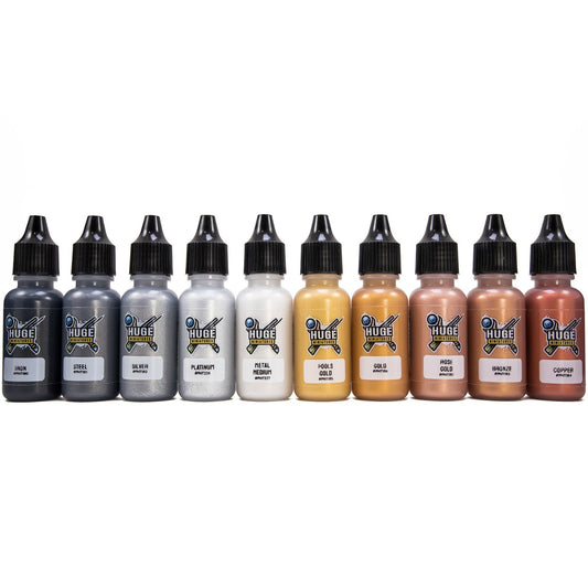 Huge Miniatures - Metallic Acrylic Paint Set