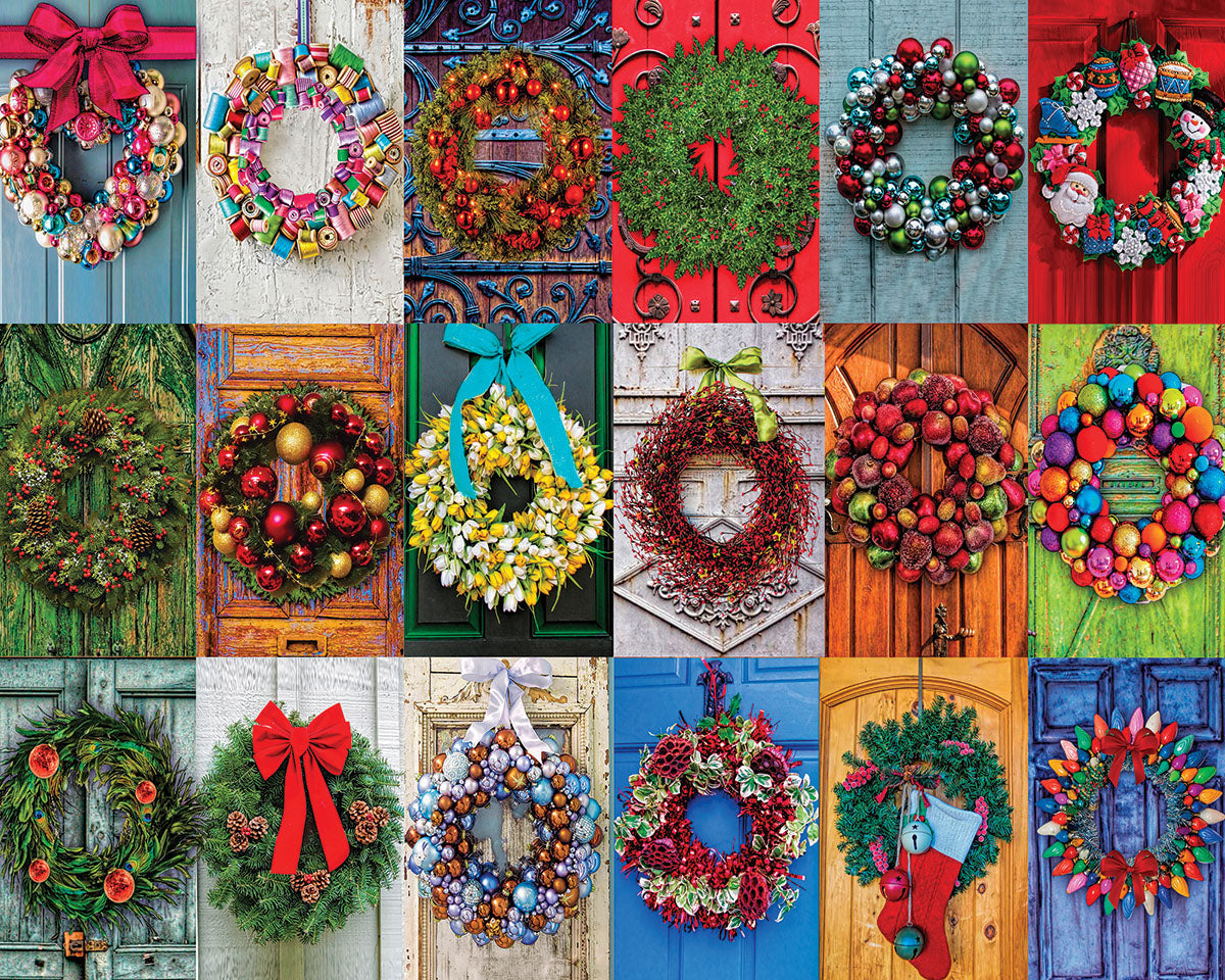 Puzzles - Holiday Wreaths (1000 pieces)