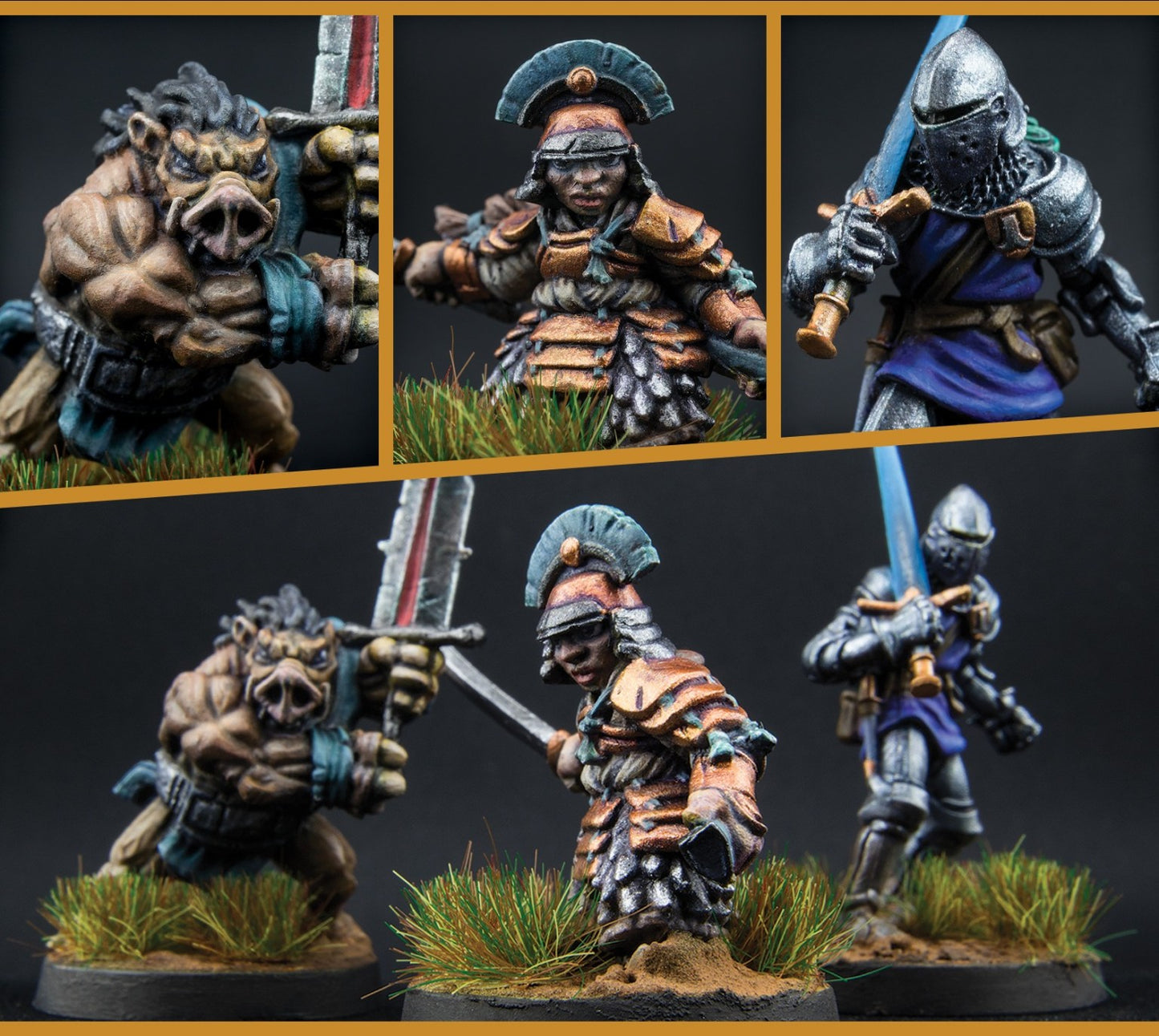 Huge Miniatures - Metallic Acrylic Paint Set