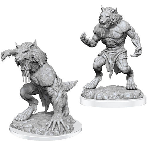 Critical Role Unpainted Miniatures: W03 Fey Werewolves