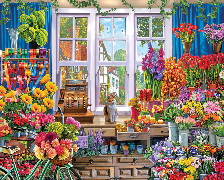 White Mountain Puzzle - Flower Shoppe
