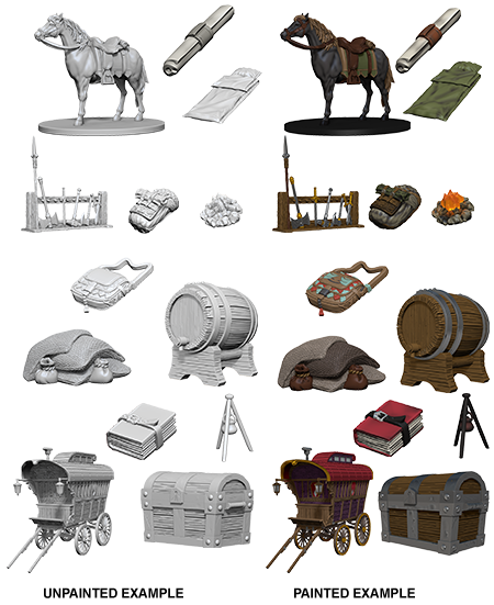 D&D Nolzur’s Marvelous Miniatures - W04 Adventurers Campsite