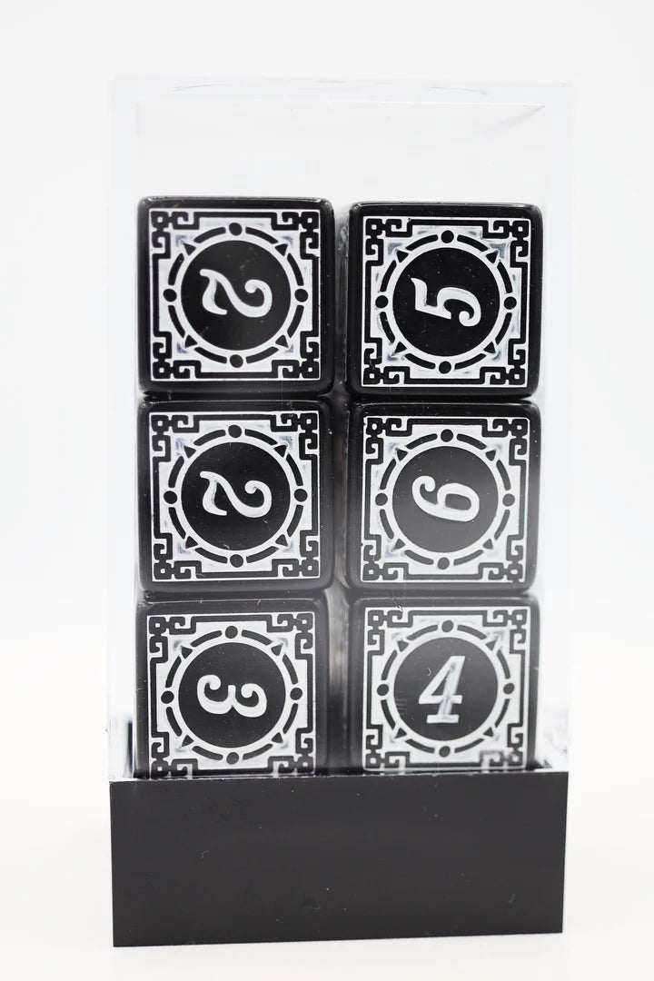 Foam Brain - Magic Burst D6 Set - 12 Piece Dice Set White