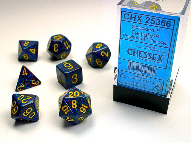 Chessex - Speckled Twilight-7 Die Set