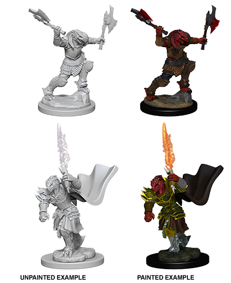D&D Nolzur’s Marvelous Miniatures: W04 - Dragonborn Male Fighter