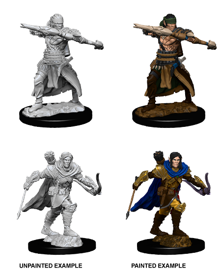 Deep Cuts Unpainted Miniatures: W07 - Male Half Elf Ranger