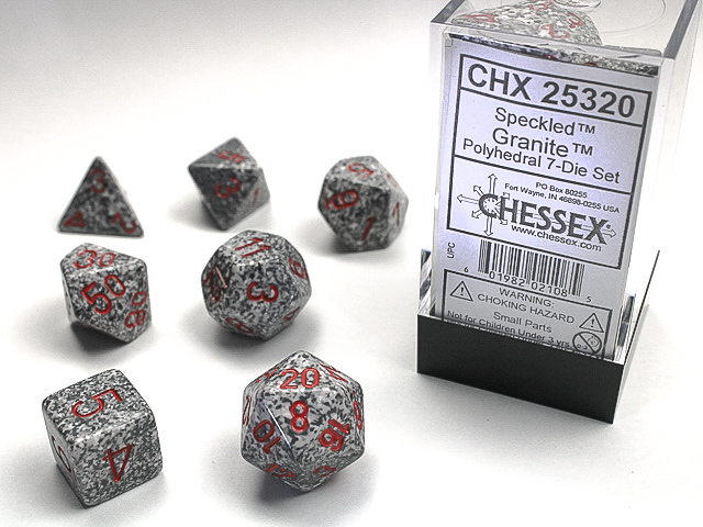 Chessex - Speckled Granite-7 Die Set