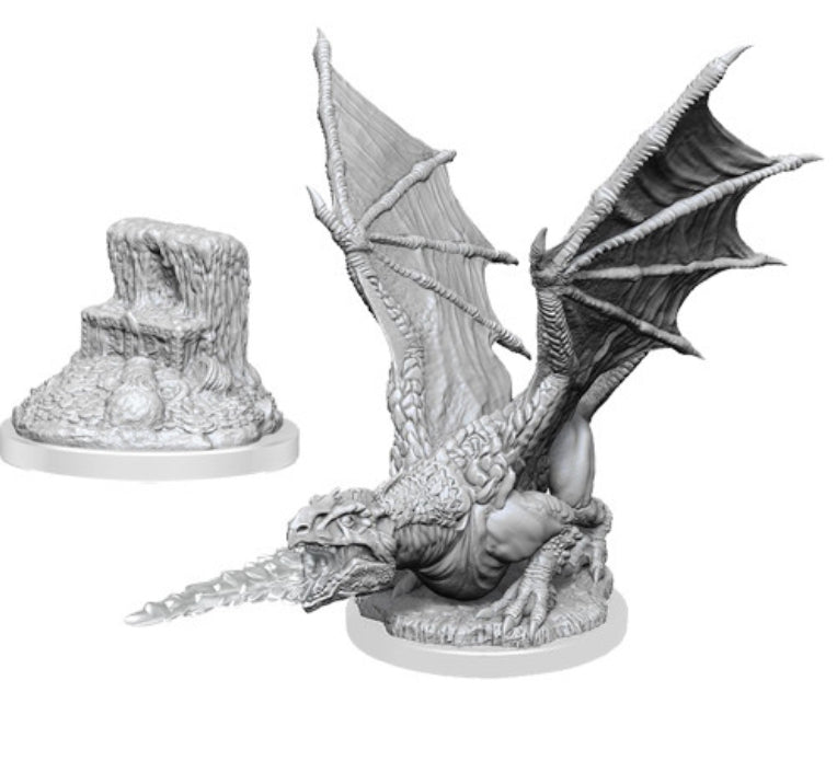 D&D Nolzur's Marvelous Unpainted Minis: W19 - White Dragon Wyrmling