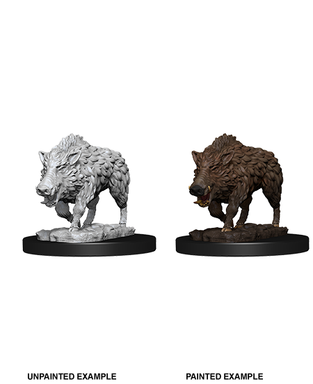 Deep Cuts Unpainted Miniatures: W07 - Wild Boar