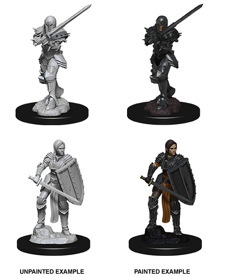 D&D Nolzur's Marvelous Miniatures: W09 - Female Human Fighter