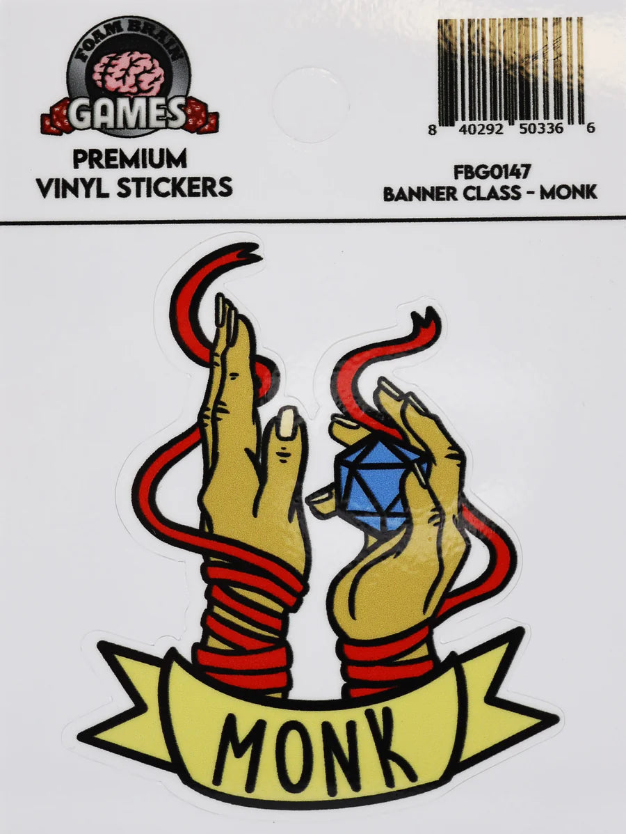 Foam Brain - BANNER CLASS STICKER, MONK