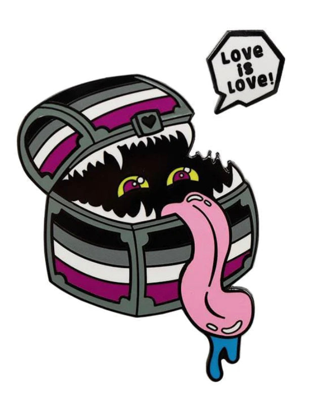 Foam Brain - Mimic Pride Pin - Asexual