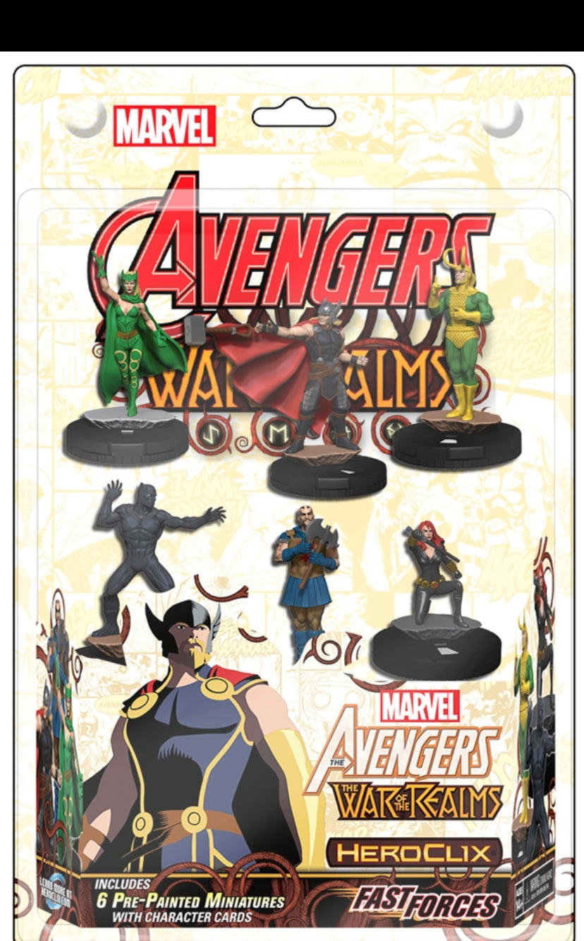 HeroClix- Marvel Avengers The War of the Realms Fast Forces