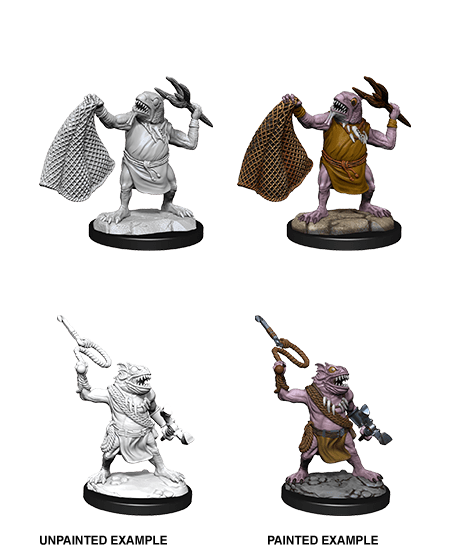 D&D Nolzur's Marvelous Miniatures: W14 - Kuo-Toa & Kuo-Toa Whip