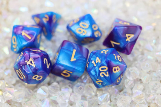 Foam Brain - Delphinium RPG Dice Set