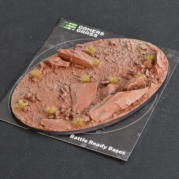 Gamers Grass - Battle Ready Badlands Bases (Oval 170mm)