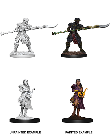 D&D Nolzur's Marvelous Miniatures: W09 - Yuan-Ti Pureblood Adventurers