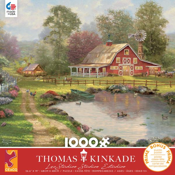 Thomas Kinkade Red Barn Retreat Puzzle