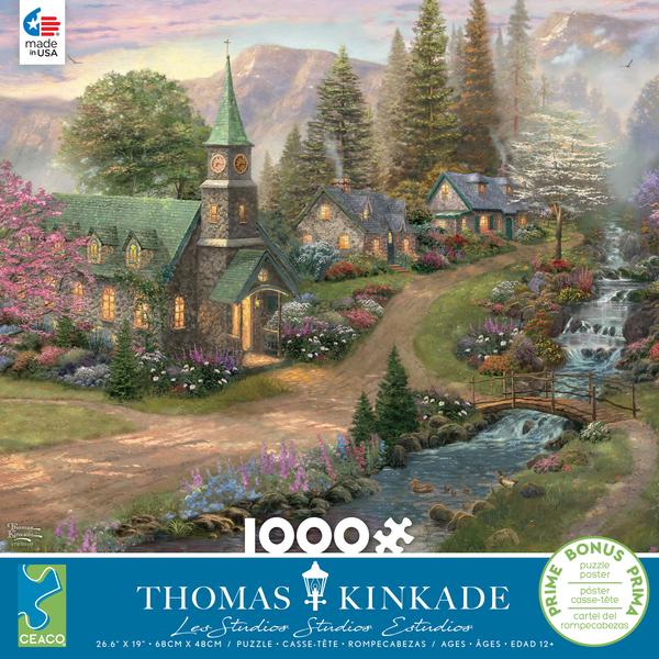 Thomas Kinkade Sunday Morning Chapel Puzzle