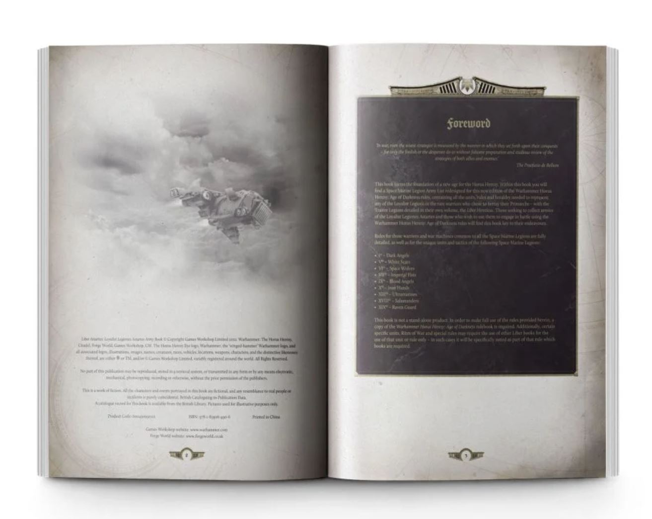 Horus Heresy - Liber Astartes – Loyalist Legiones Astartes Army Book