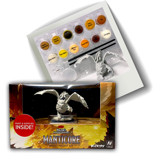 D&D - Nolzur’s Marvelous Miniatures Manticore Paint Night Kit