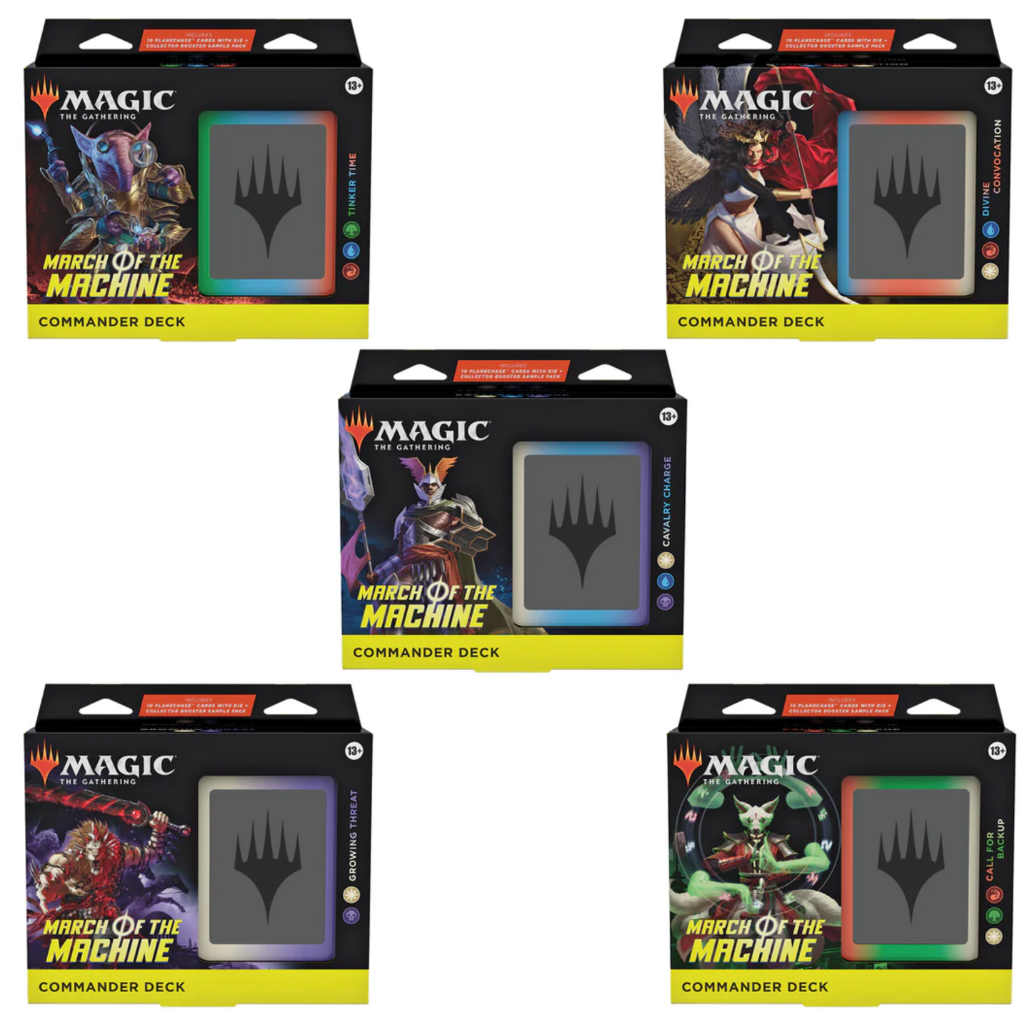 MTG - March of the Machines Commander Decks - Set of 5