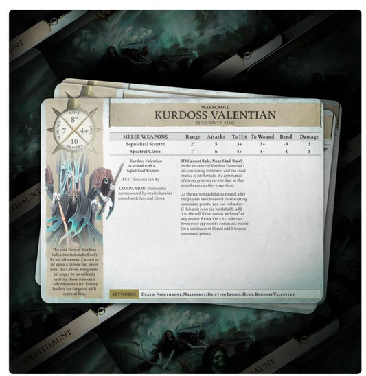 AOS - Nighthaunt Warscroll Cards