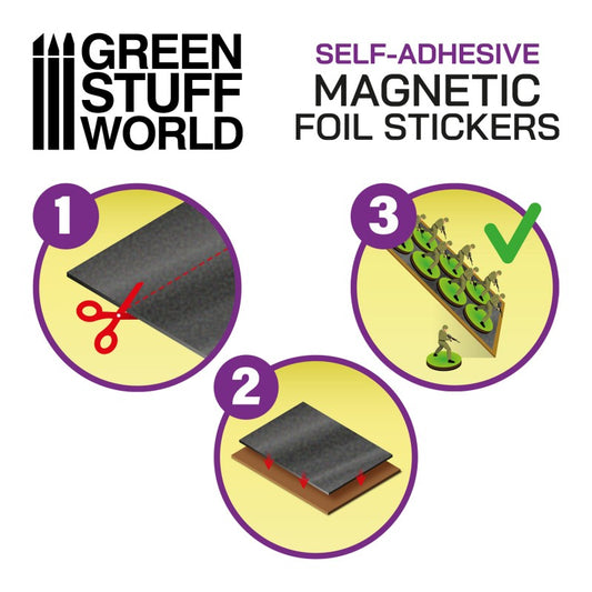 Greenstuff - Rubber Steel Sheet with Self Adhesive