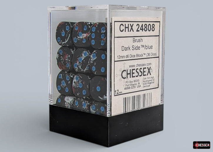 Chessex - Brush 12mm d6 Block (36 Dice)