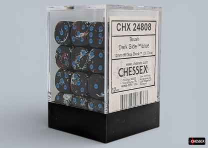 Chessex - Brush 12mm d6 Block (36 Dice)