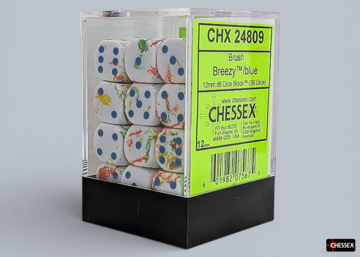 Chessex - Brush 12mm d6 Block (36 Dice)
