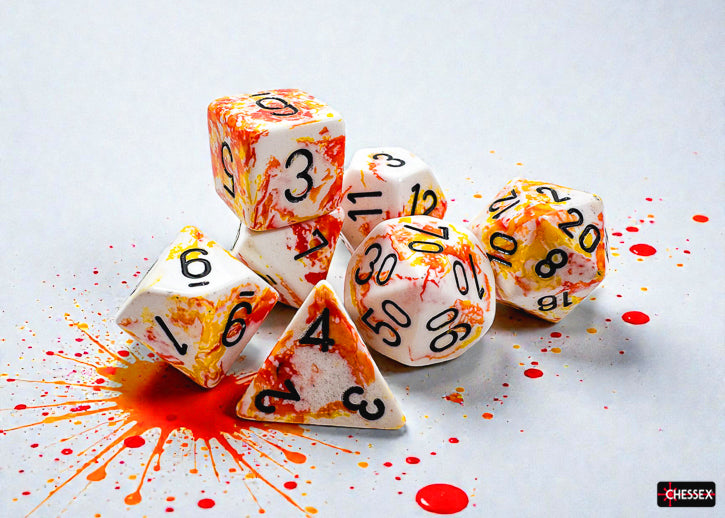 Chessex - Brush Polyhedral 7-Die Set