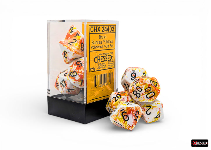 Chessex - Brush Polyhedral 7-Die Set