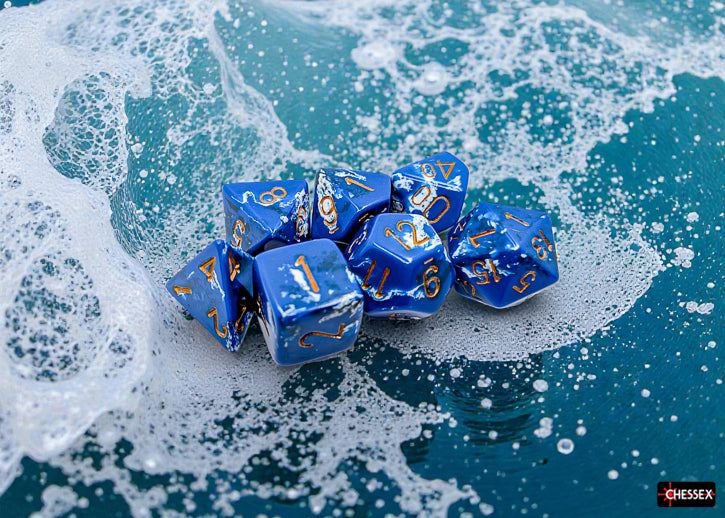 Chessex - Brush Polyhedral 7-Die Set