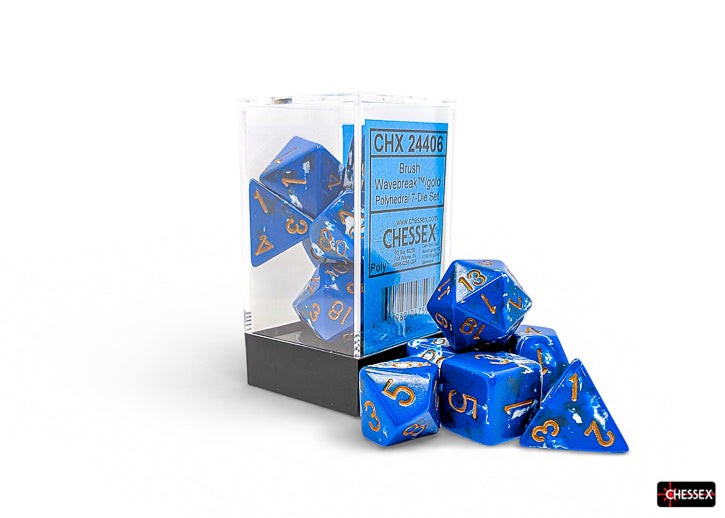 Chessex - Brush Polyhedral 7-Die Set