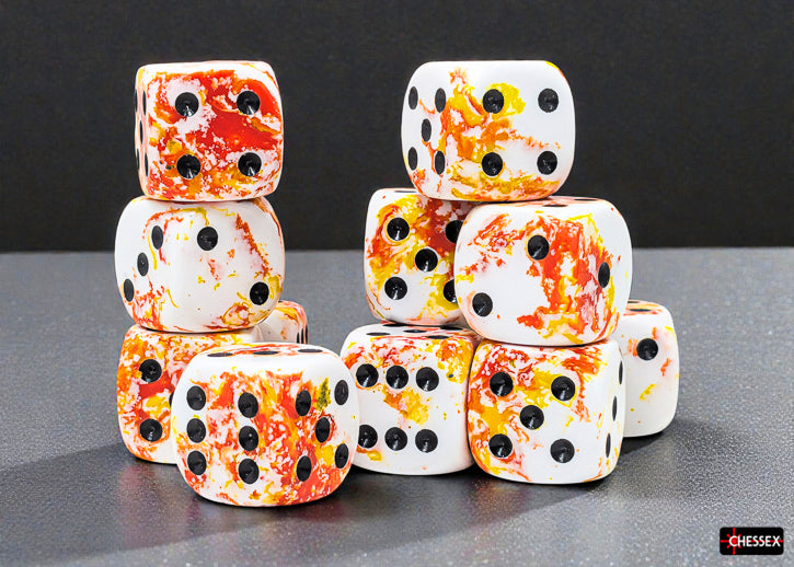 Chessex - Brush 16mm d6 Block (12 Dice)