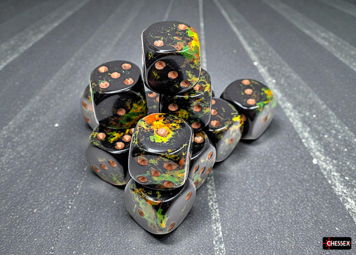 Chessex - Brush 16mm d6 Block (12 Dice)