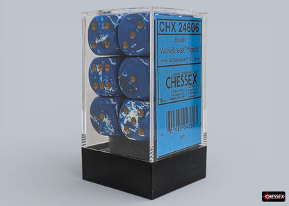Chessex - Brush 16mm d6 Block (12 Dice)