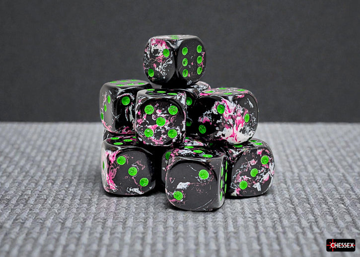 Chessex - Brush 16mm d6 Block (12 Dice)