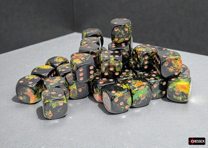 Chessex - Brush 12mm d6 Block (36 Dice)