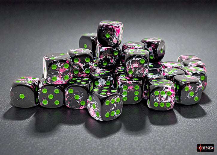 Chessex - Brush 12mm d6 Block (36 Dice)